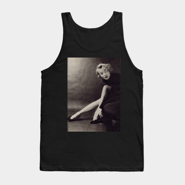 Marlene Dietrich legs Tank Top by KOTFILMS